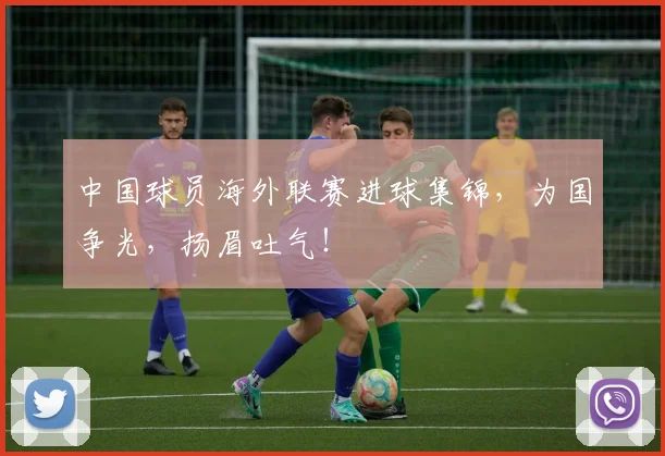 中国球员海外联赛进球集锦，为国争光，扬眉吐气！